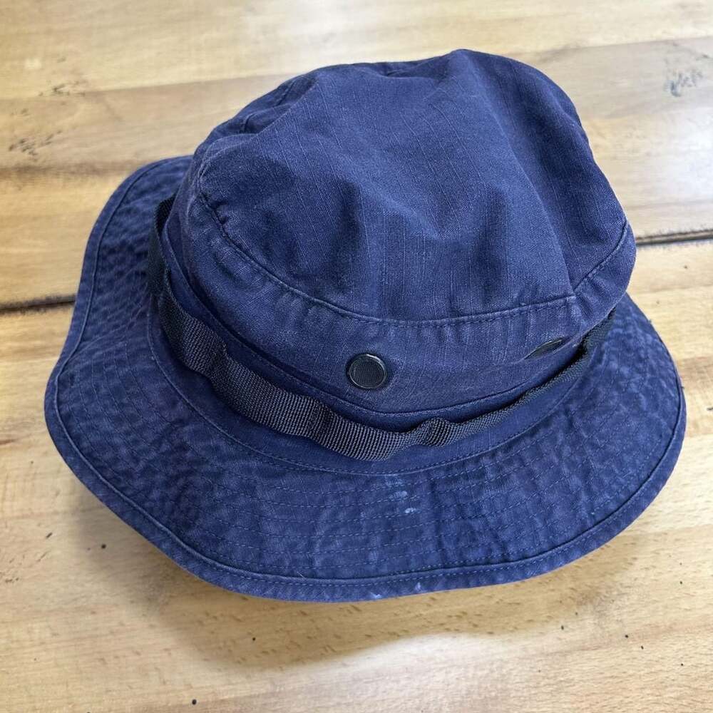 Tru-Spec Hat Sun Hot Weather Type II Size 7 1/4 Navy Cotton